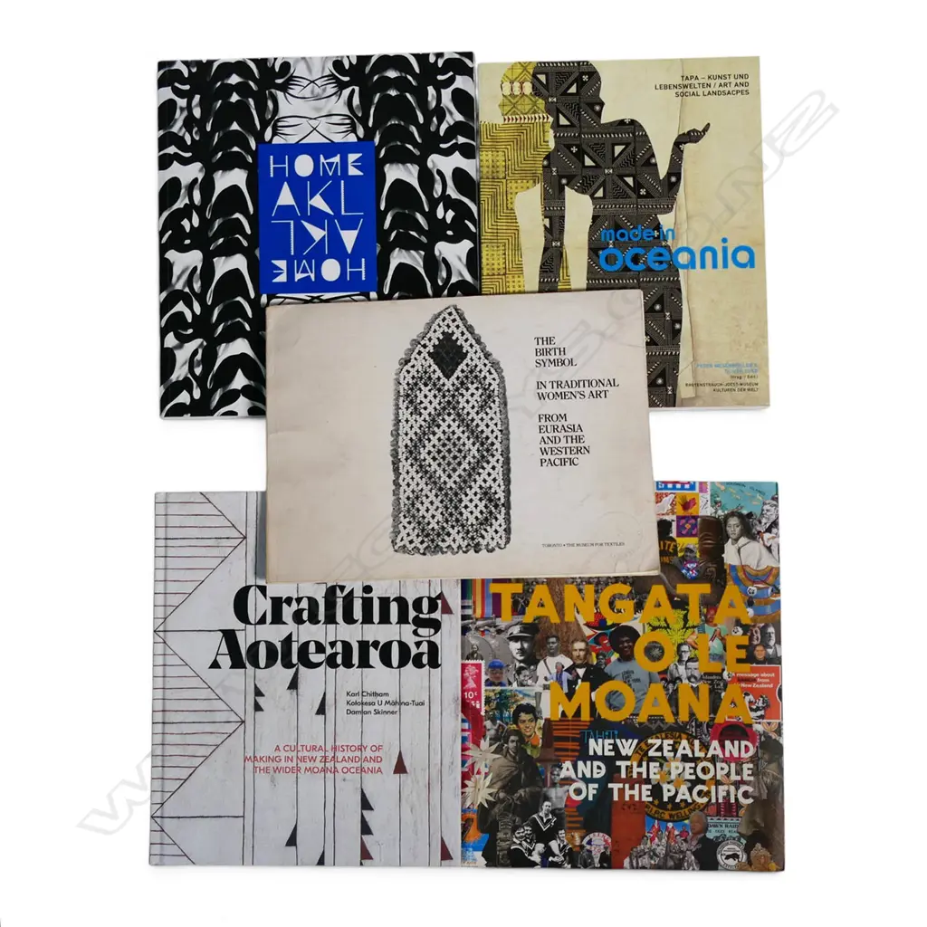 FIVE PUBLICATIONS - CONTEMPORARY PACIFIC CRAFT AND PEOPLES INCL. 'CRAFTING AOTEAROA'' Image 1++